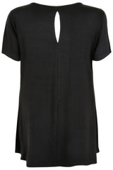 Black & Cream Paisley Print Top