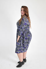 Multicolour With Flower Print Dress