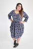 Multicolour With Flower Print Dress,Plus size clothing,womens plus size clothing,big size ladies dress,plus size