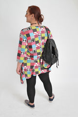 Multi Coloured Polka Dot Handkerchief Top