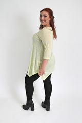 Yellow Neon Aztec Top