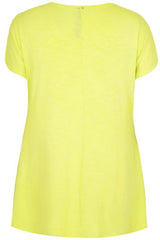 Yellow Bird Print Top
