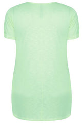 Mint Top With Jewel Embellishment