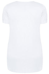 White Top With Jewel Embellishment