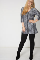 Soft Feel Monochrome Top,Plus size clothing,womens plus size clothing,big size ladies dress,plus size